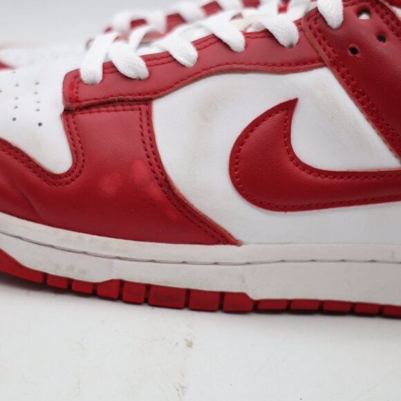 Nike Dunk Low Top Retro Men\'s Size 11  Gym Red White Training Shoes DD1391-602 main image 7